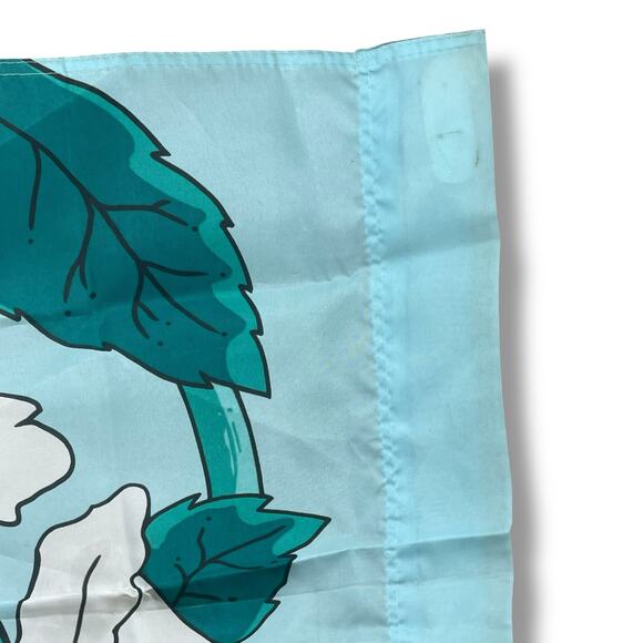 Vintage Hummingbird Bird Flower House Garden Flag Pollinate Spring 1999 Blue 29" - Picture 11 of 12